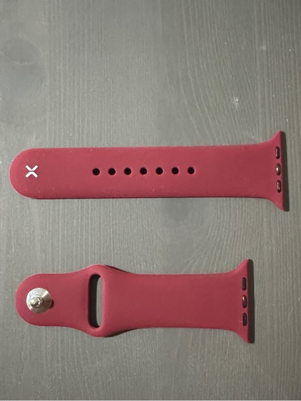 Silicone Watch Band Replacement - Wine Red